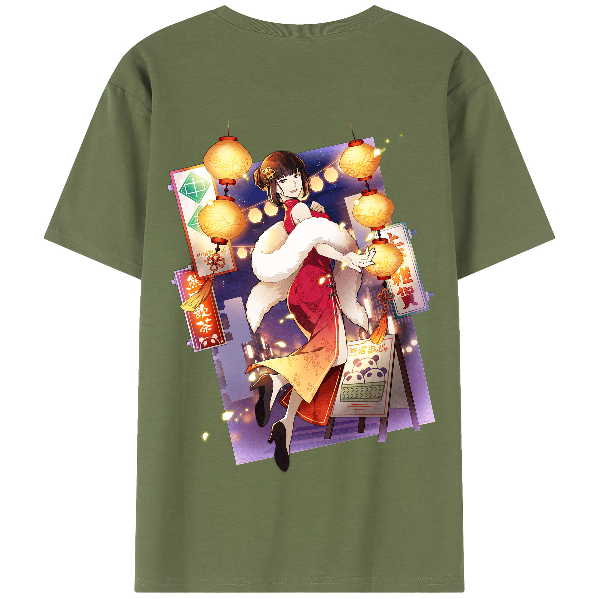 （画像用） 文豪ストレイドッグス Bungo Stray Dogs 綿100％半袖Tシャツ（背面プリント）